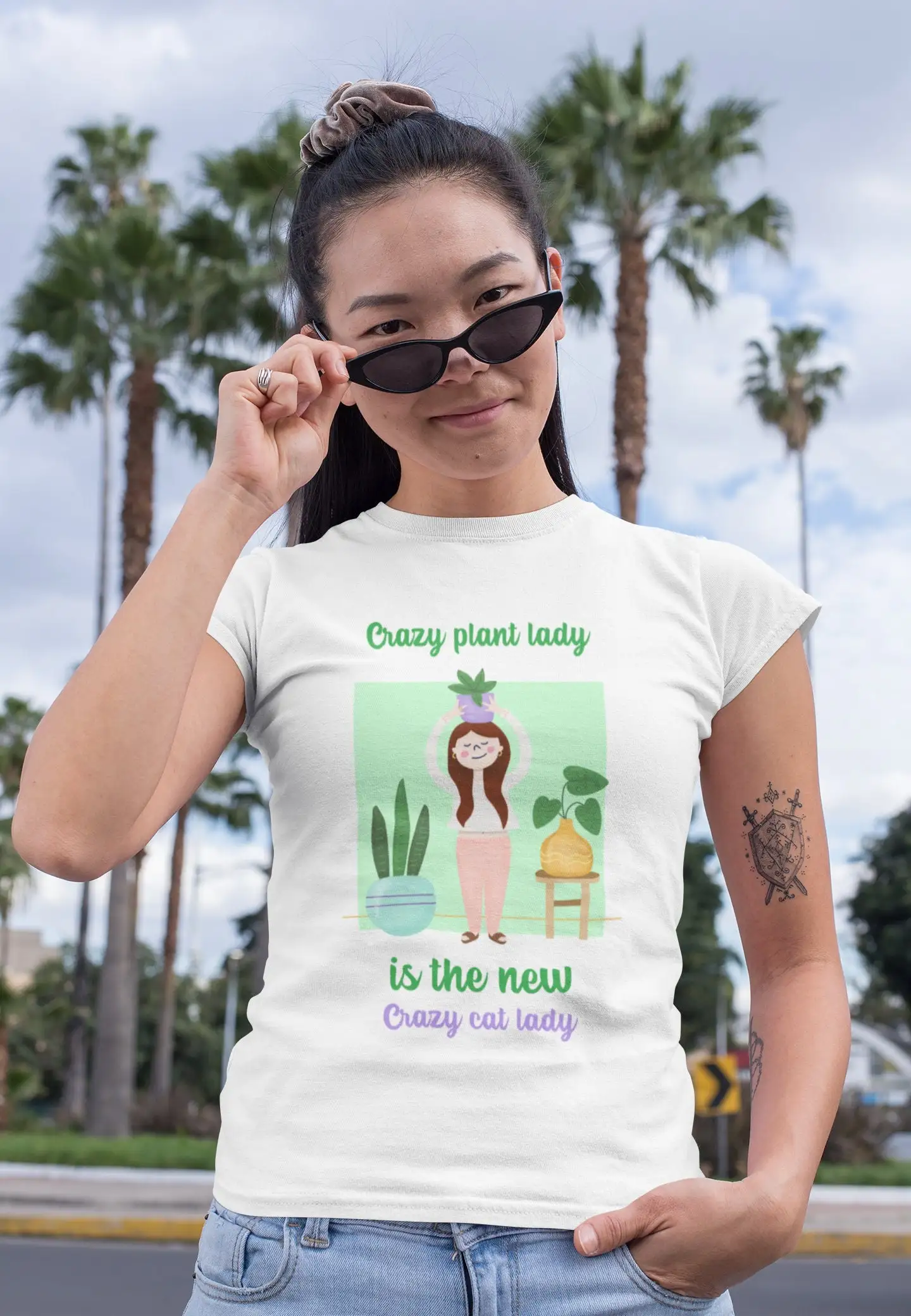 New Plant Parent - Футболка с надписью «Crazy Plant Lady»