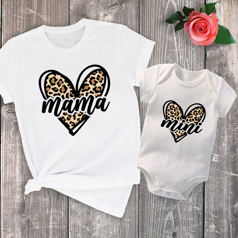 Plant Parent T Shirt - Семейная одежда с леопардовым принтом Mama