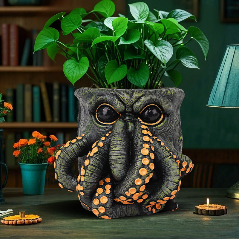 Snake Plant Ceramic - Креативный цветочный горшок из смолы -